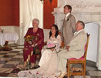 Brides parents Bronislawa and Czeslawa